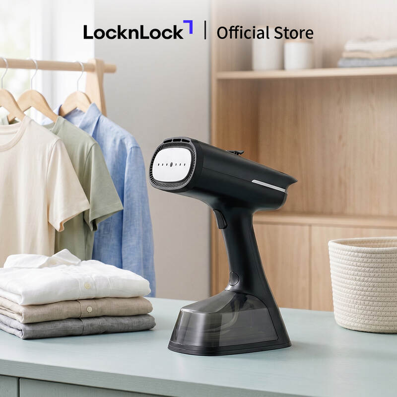 B&agrave;n Ủi Hơi Nước LocknLock H&uacute;t Vải Th&ocirc;ng Minh ENI216BLK Dung T&iacute;ch 270ml - 220-240V, 50/60Hz,1400W-M&agrave;u Đen, , large image number null